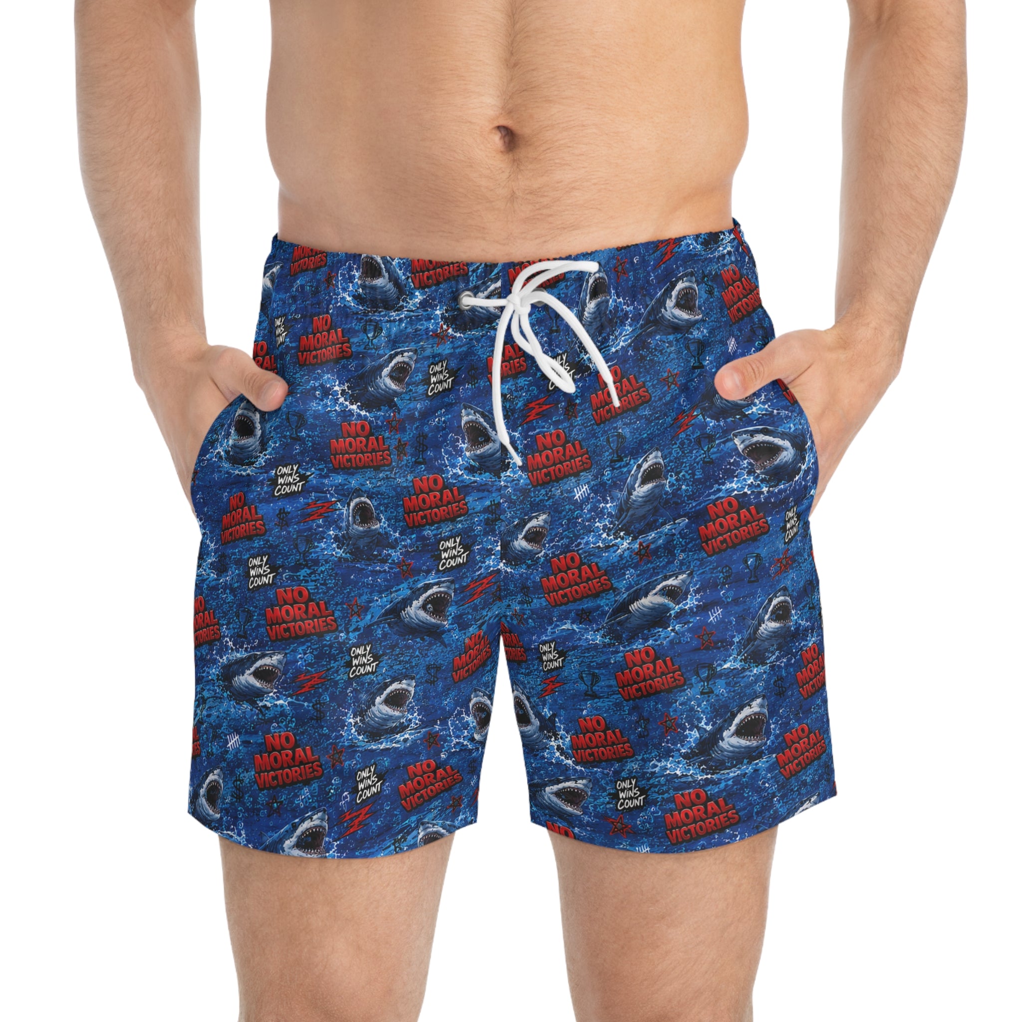 Be A Shark - Swim Trunks
